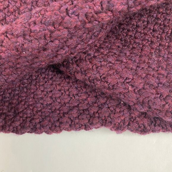 Tory Burch Wool Blend Chunky Knit Infinity Scarf - Picture 4 of 11